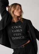 Women's fashion accessories and clothing with a voice. Slogan statement t shirts, sweatshirts, tote bags, leather key rings, luxury leather luggage tags, for women who have something to say out loud.&nbsp; Cool girls feel things.