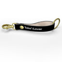 Take a lover leather strap keychain
