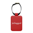 Jetlagged leather luxury Luggage Tags